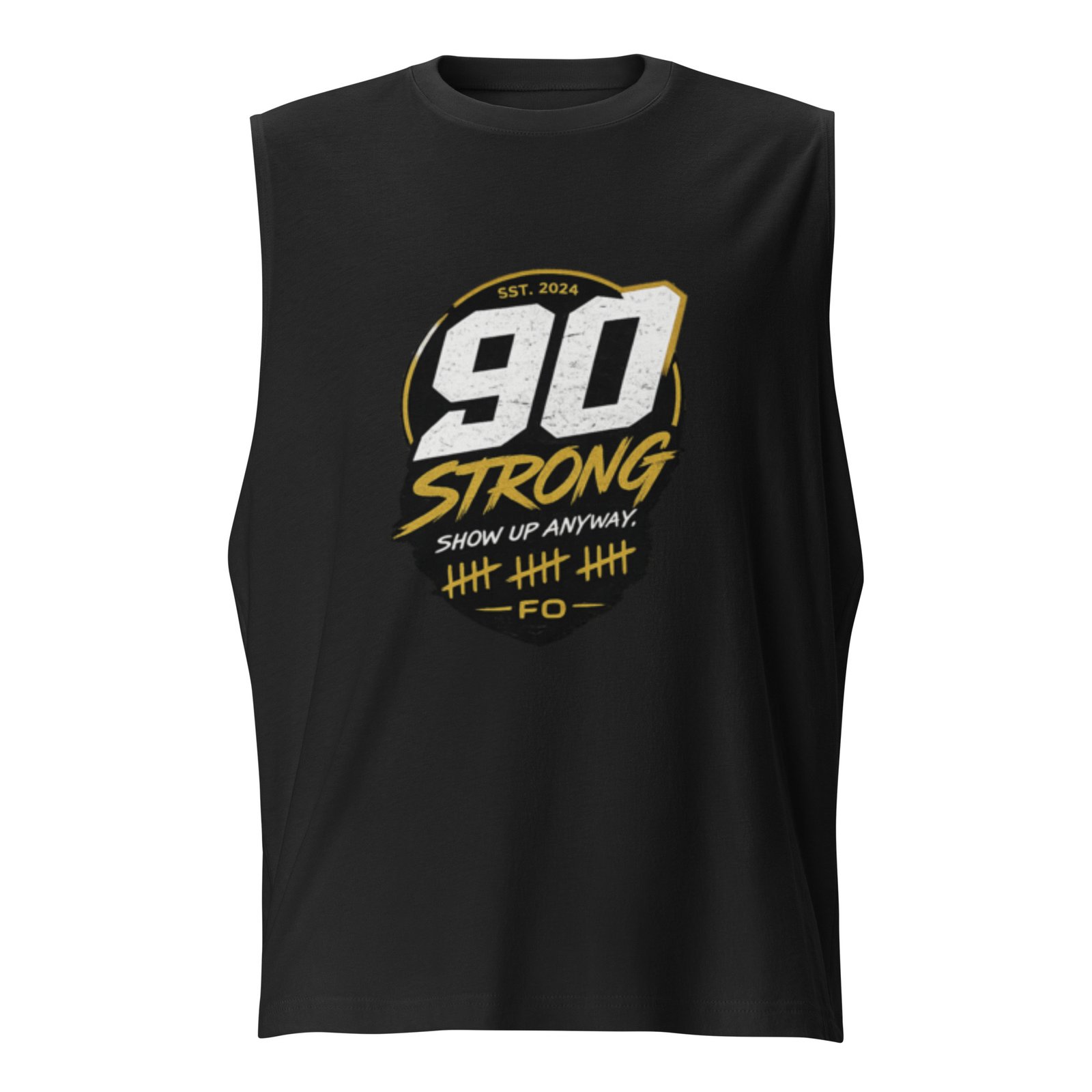 unisex-muscle-shirt-black-front-6a3a9c8d8dd8f.jpg Muscle Shirt - Image 1